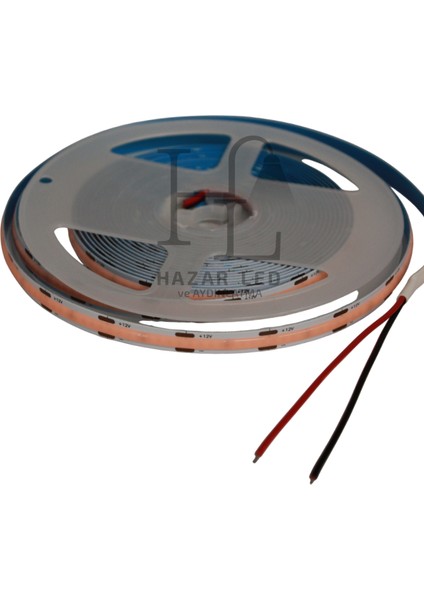 12V 8mm 320 Ledli Esnek Cob Şerit LED Mor IP20 5 Metre modelleri