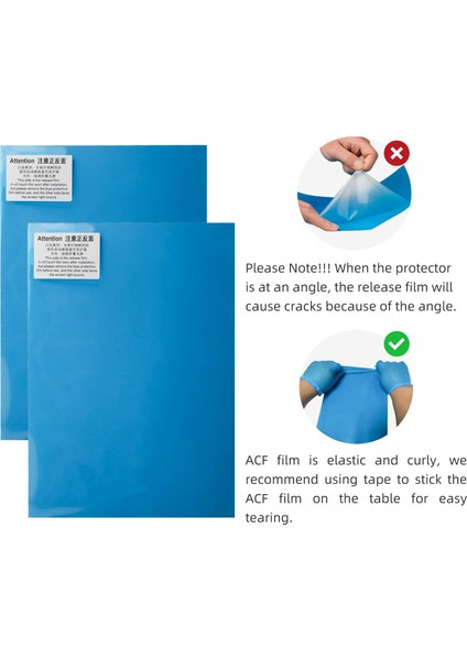 290X210 mm Acf Film - Anycubic, Phrozen, Elegoo, Creality ve Diğer Sla/dlp/lcd 3D Yazıcılar Için