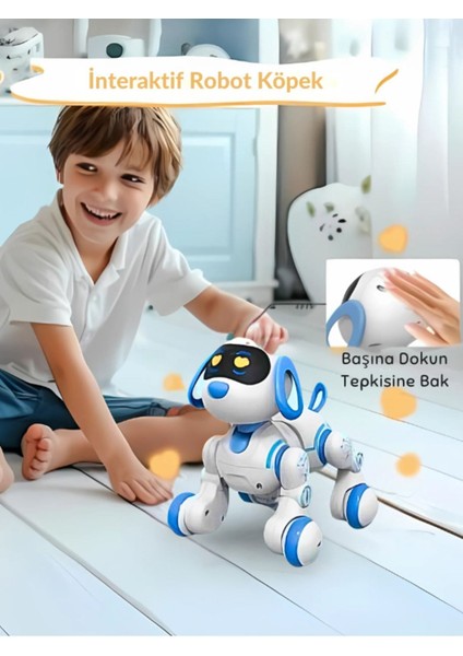 Uzaktan Kumandalı Çok Fonksiyonlı Akllı Aktivite & Eğlence Robot Köpek