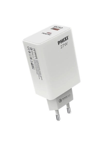 Ultimate UPD4225L 27W Pd Çift Çıkışlı Lıghtnıng Hızlı Şarj Adaptörü fiyatları