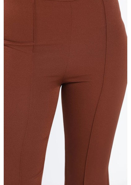 Kadın Fermuarlı Çimalı Pantolon P-00001666