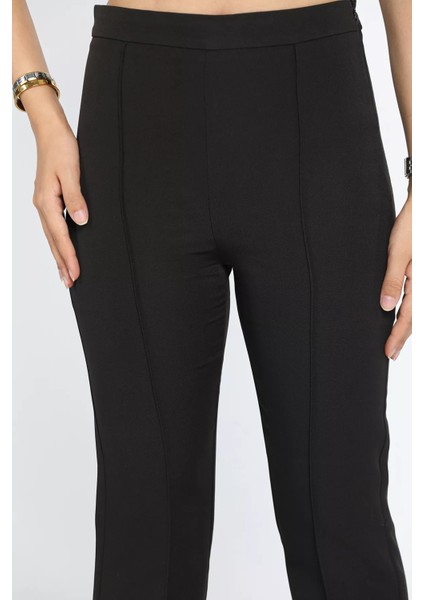 Kadın Fermuarlı Çimalı Pantolon P-00001666