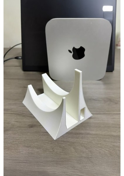 Mac Mini (M1/m2/m1 Pro/m2 Pro) Dikey Stand – Harici Yuvalı