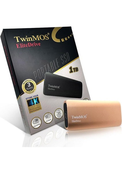 1tb Gold Taşınabilir External SSD USB 3.2/type-C