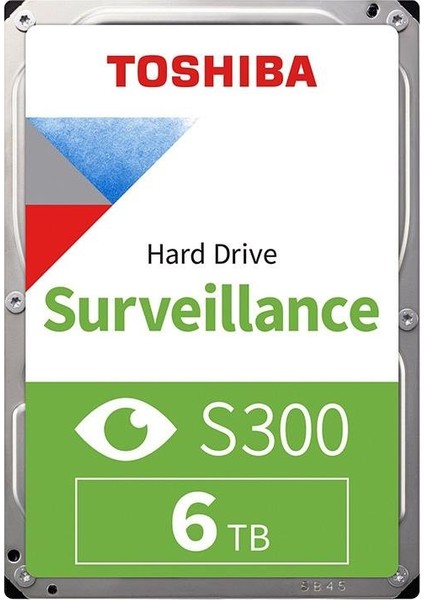 Toshıba S300 6 Tb 5400RPM 256MB 7/24 Dvr,nvr Için Güvenlik HDD