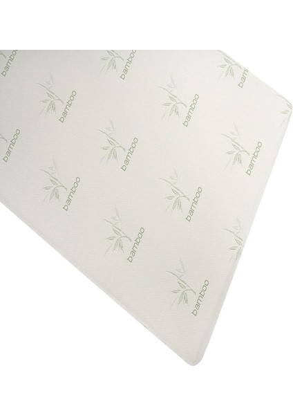 Bamboo 80 x 130 Visco Yatak Pedi, Yıkanabilir Kılıflı Yatak Şiltesi, Uyku Pedi, Topper
