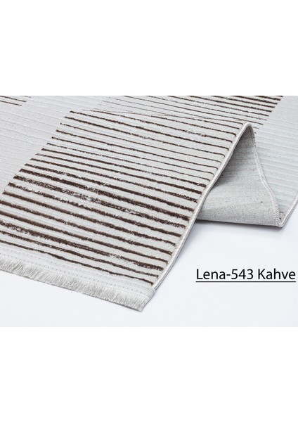Decoser Lena Koleksiyonu Dokuma Halı DH543 Kahve