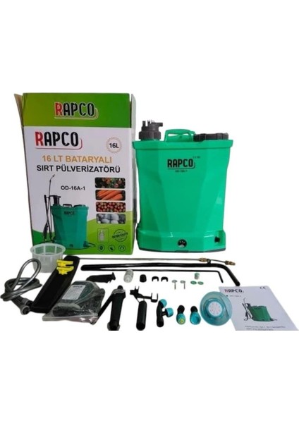 OD-16A-1 16 Litre Bataryalı Sırt Pülverizatörü fiyatları