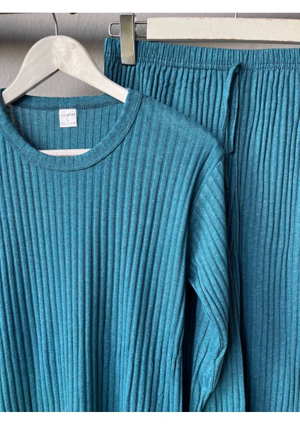 Kadın Alt Üst Örme Takım Sıfır Yaka Fitilli Takım Kadın Takım indirimleri