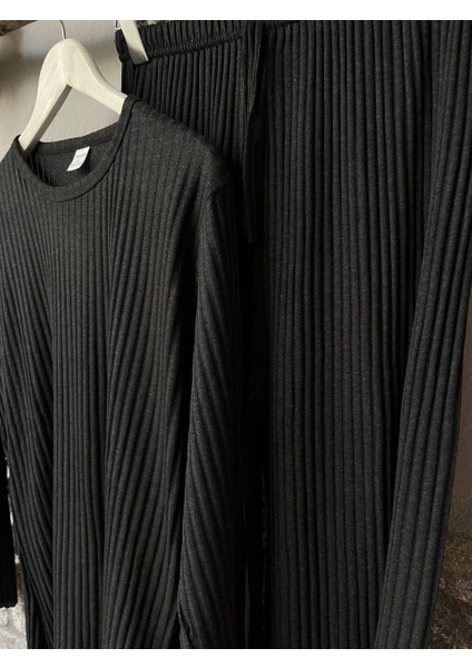 Kadın Alt Üst Örme Takım Sıfır Yaka Fitilli Takım Kadın Takım fiyatları