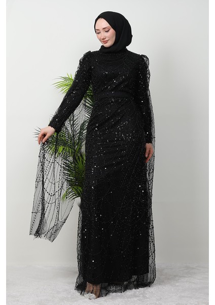 Duru Taşlı Abiye Siyah fırsatları