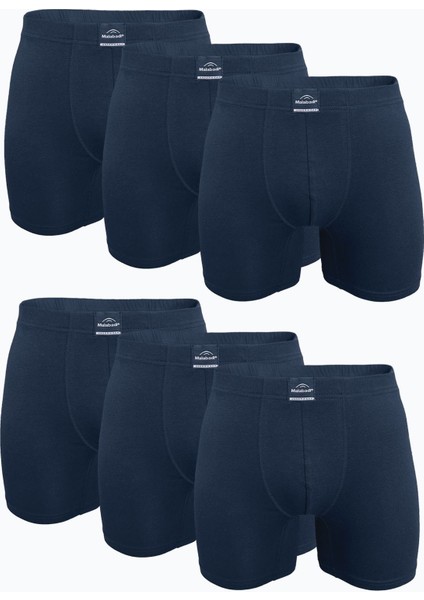 Erkek Füme 6 Lı Premium Collection Modal Uzun Boxer 6M250