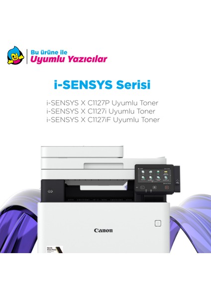 Canon I-Sensys x C1127IF Muadil Toner Takımı