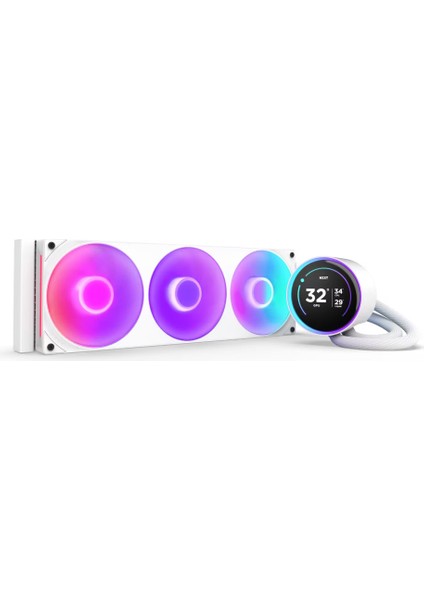 Kraken Elite Rgb IPS LCD RL-KR36E-W2 360 mm Beyaz Işlemci Sıvı Soğutucu