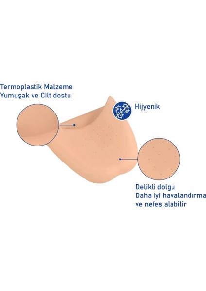Silikon Ayak Parmak Koruma Pedi