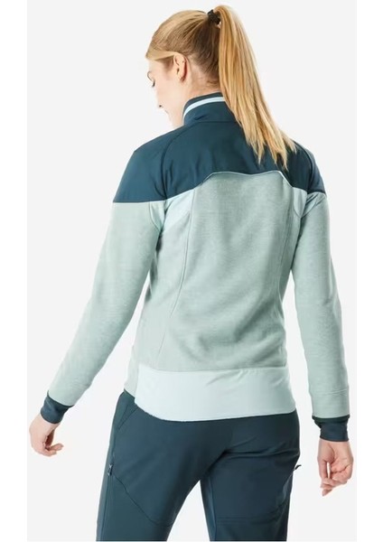 Kadın Outdoor Sıcak Tutan Polar Kışlık Mont/kar Montu - Yeşil - SH500 Mountain fiyatları