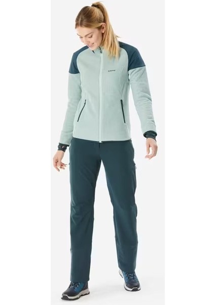 Kadın Outdoor Sıcak Tutan Polar Kışlık Mont/kar Montu - Yeşil - SH500 Mountain modelleri