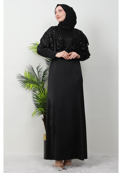 Emel Saten Abiye Siyah