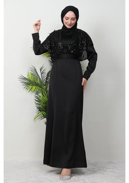 Emel Saten Abiye Siyah fırsatları