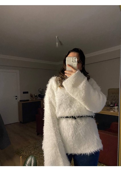 Saçaklı Uzun Yumoş Kazak