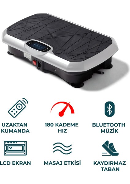 Vf 8 Pro Titreşimli Egzersiz Masaj Sıkılaşma Zayıflama Selülit Spor Aleti Vibration Plate