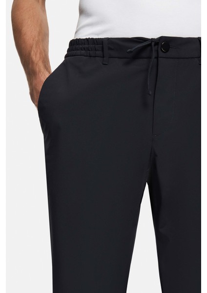 Ds Damat Relaxed Fit Lacivert Armürlü Ince ve Hafif Rpt Jogger Pantolon