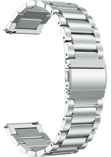 Huawei Watch Gt 2 / Gt 2 Pro 46MM Uyumlu Paslanmaz Çelik Metal Kordon 22MM