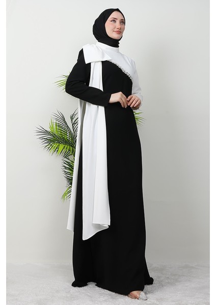 Esen Tesettür Abiye Siyah modelleri