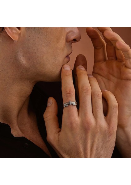 925 Ayar Gümüş Batman Unisex Yüzük fırsatları