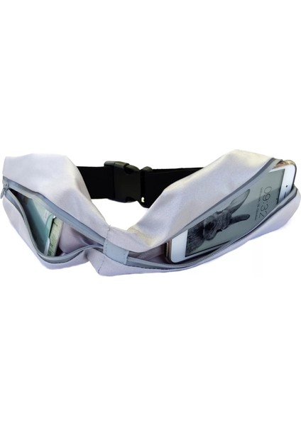 Spor Yürüyüş Bel Çantası Gri