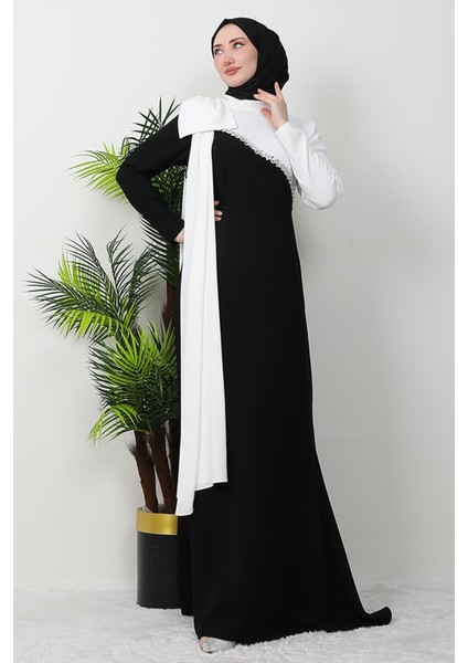 Esen Tesettür Abiye Siyah