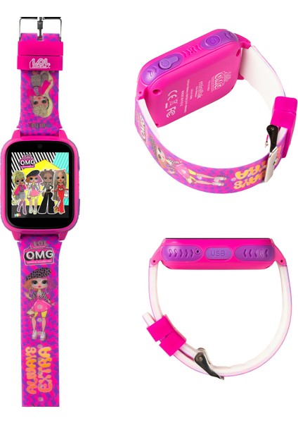 Miniflak L.O.L. Surprise! L.O.L.011OMG Pembe Kamera Bluetoothlu 26 Oyunlu Çocuk Saati (Takip Özelliği Yok)