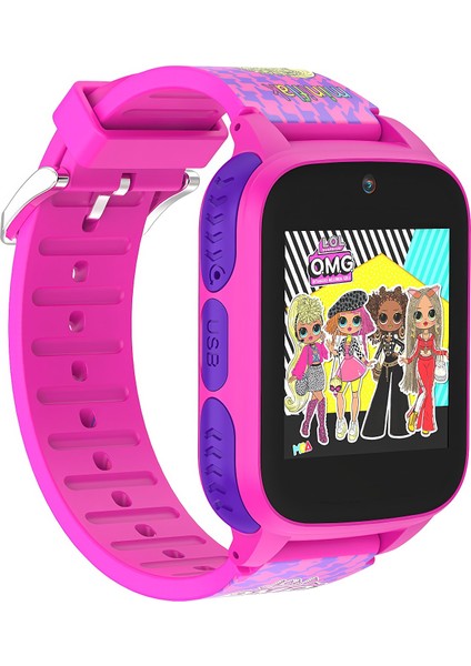Miniflak L.O.L. Surprise! L.O.L.011OMG Pembe Kamera Bluetoothlu 26 Oyunlu Çocuk Saati (Takip Özelliği Yok)