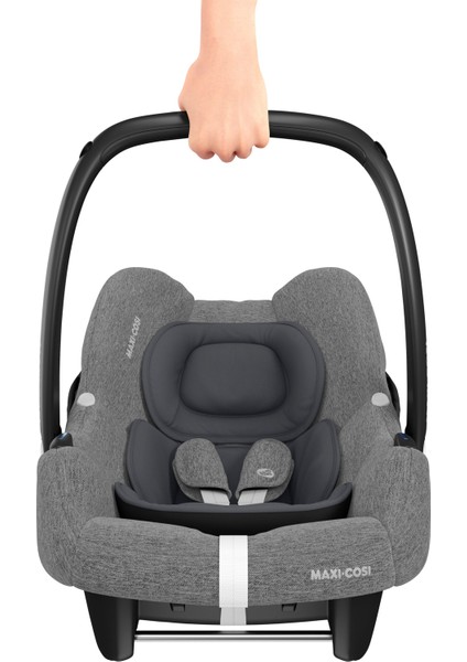 Eva-Cabriofix I-Size Otomatik Katlanan Seyahat Sistem Kompakt Bebek Arabası Select Grey