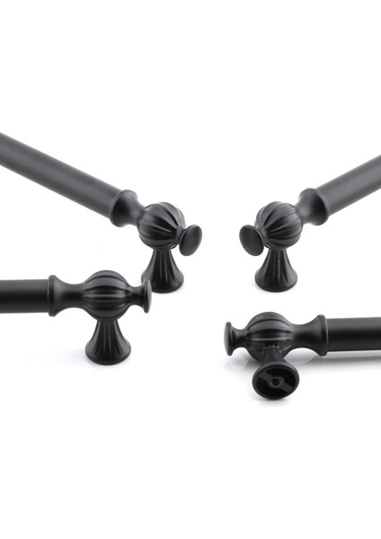 Mobilya Çekmece Dolap Mutfak Metal Dolabı Kulp Kapak Kulpu Kulpları Kulbu 320 mm Siyah modelleri