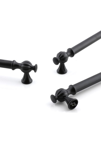 Mobilya Çekmece Dolap Mutfak Metal Dolabı Kulp Kapak Kulpu Kulpları Kulbu 320 mm Siyah fırsatları