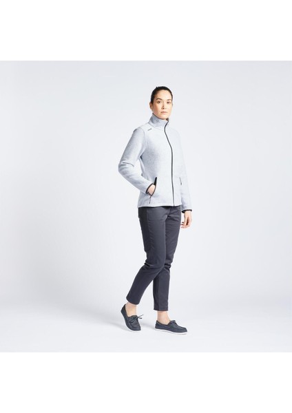 Kadın Yelkenli Poları Nemli ve Serin Hava Yüksek Yaka Teri Dışarı Atar Çabuk Kurur