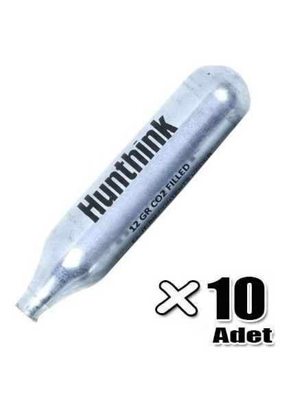 4.5 mm 1500 Lü Çelik Bilye + Huntink Co2 Tüp 10 Adet