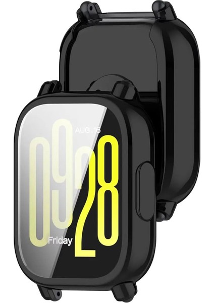Redmi Watch 5 Active Uyumlu Ekran Koruyucu Ekran ve Çerçeve Koruyucu Silikon modelleri