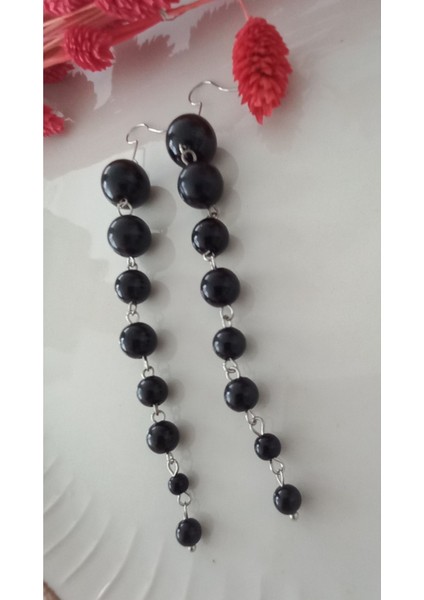 Siyah Inci Gold Tasarım Küpe fırsatları