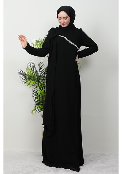 Özün Taşlı Abiye Siyah fiyatları