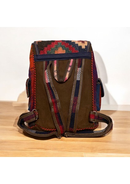 Etnik Kilim Desenli Büyük Boy Unisex Sırt Çantası modelleri