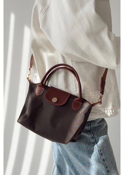 Mini Kahverengi El ve Omuz Çantası modelleri