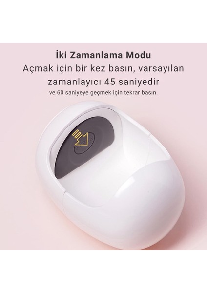 Protez Tırnak - Kalıcı Oje Mini Uv-Led 16 Watt 3 LED Oje Kurutucu indirimleri