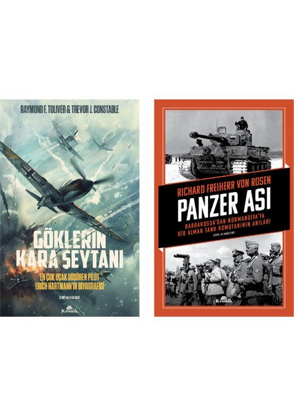 Göklerin Kara Şeytanı / Panzer Ası 2 Kitap Set