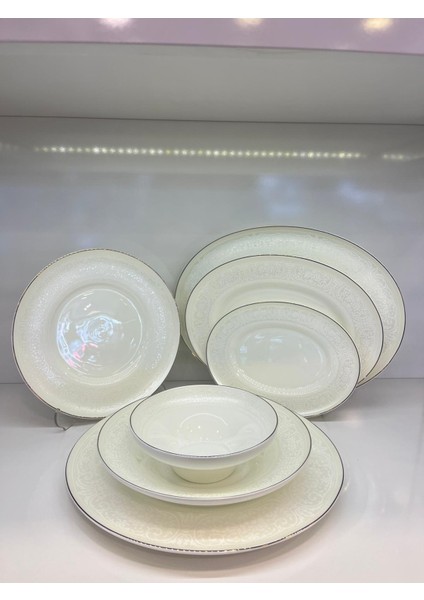 60 Parça Dante Yemek Takımı Altın modelleri