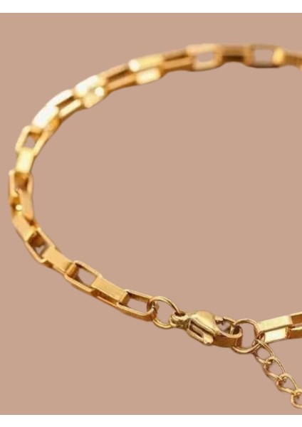 Utaylife Çelik Bileklik Gold (Unısex)