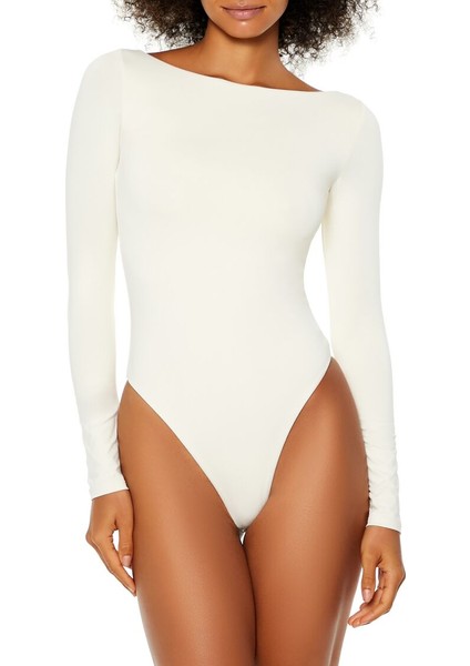 Şekillendiren Uzun Kollu Bodysuit