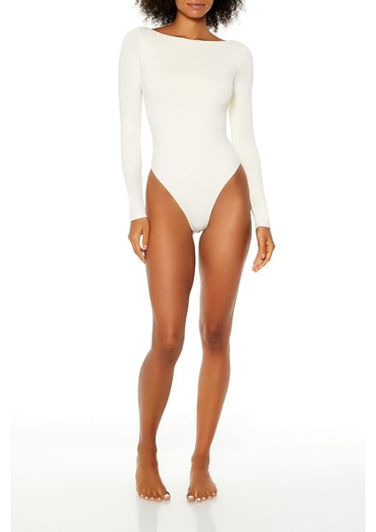 Şekillendiren Uzun Kollu Bodysuit
