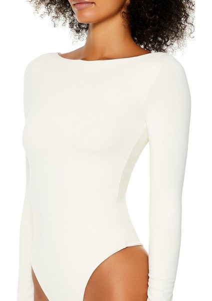 Şekillendiren Uzun Kollu Bodysuit